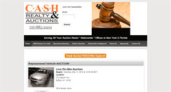 Desktop Screenshot of cashauction.com